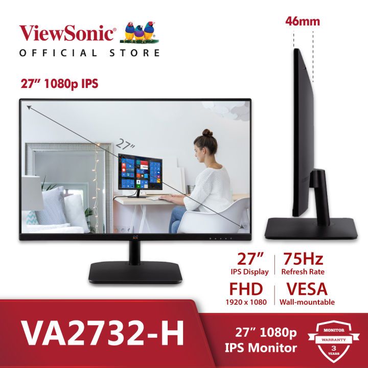 VIEWSONIC LCD MONITOR 27" ( VA2732-H)