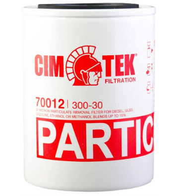 CIM-TEK _PART NUM : 70012 _300-30 30-MICRON SPIN-ON PARTICULATE REMOVAL FILTER / FLEETGUARD _HF6057