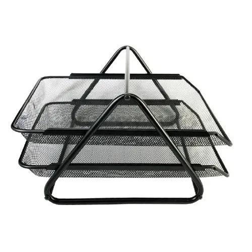 Deli Metal File Layer Document Tray 2 Tier 9183
