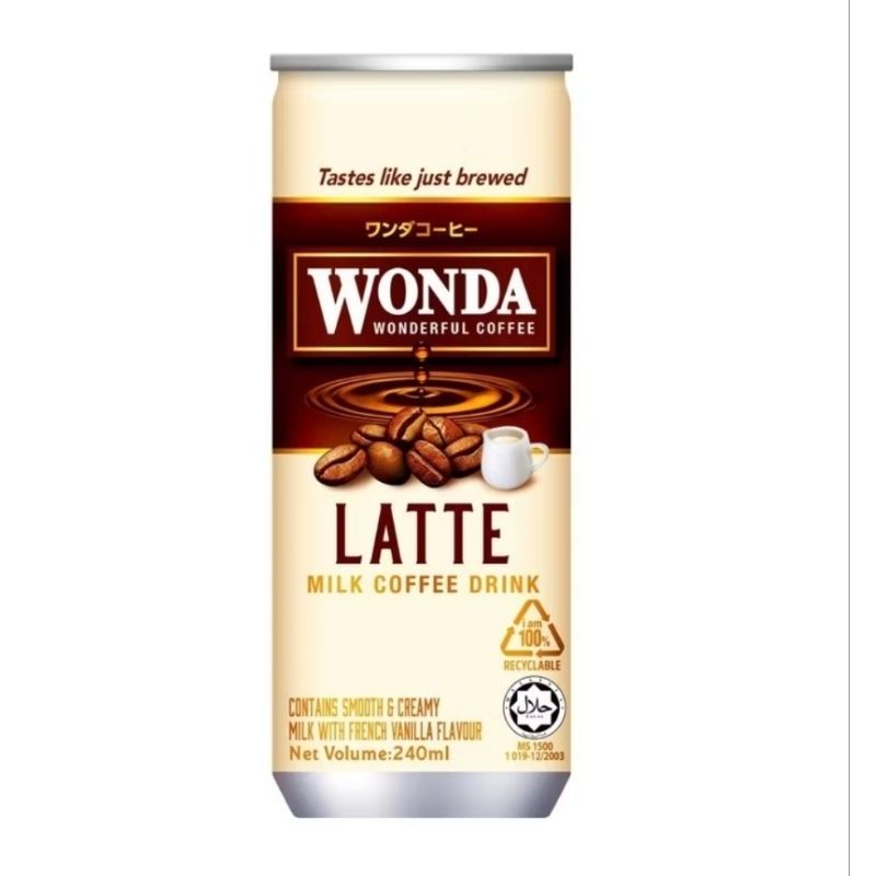 Wonda Latte 24 Can x 240ml