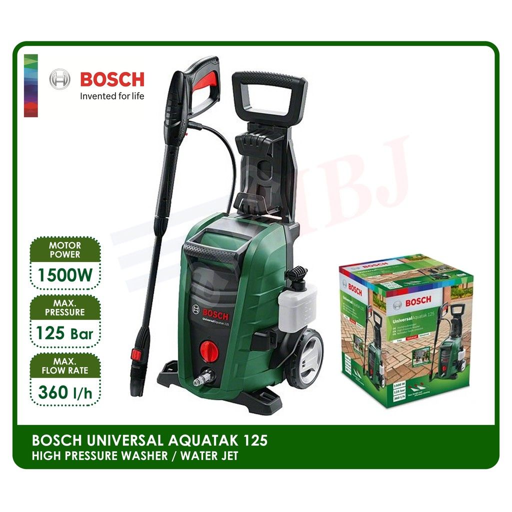 BOSCH AQUATAK UNIVERSAL 125 HIGH PRESSURE WASHER / WATER JET