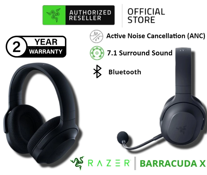 Razer Barracuda X Wireless Headphone Bluetooth Gaming Headset
