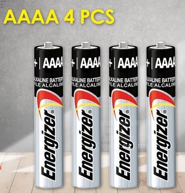 Genuine Energizer E96 AAAA 1.5V Alkaline Battery - (4 PCS)