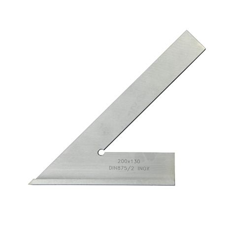 Temo 100*70mm 45掳Angle Rule with Base - Grade 2