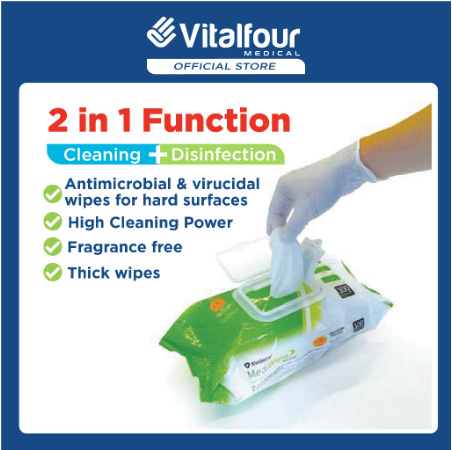 VITALFOUR MEDICOM MEDWIPES WET WIPES (100PCS/PACK)