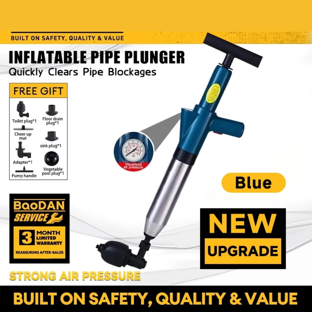OEM Toilet Plunger Multifunctional Inflatable Pipe Plunger