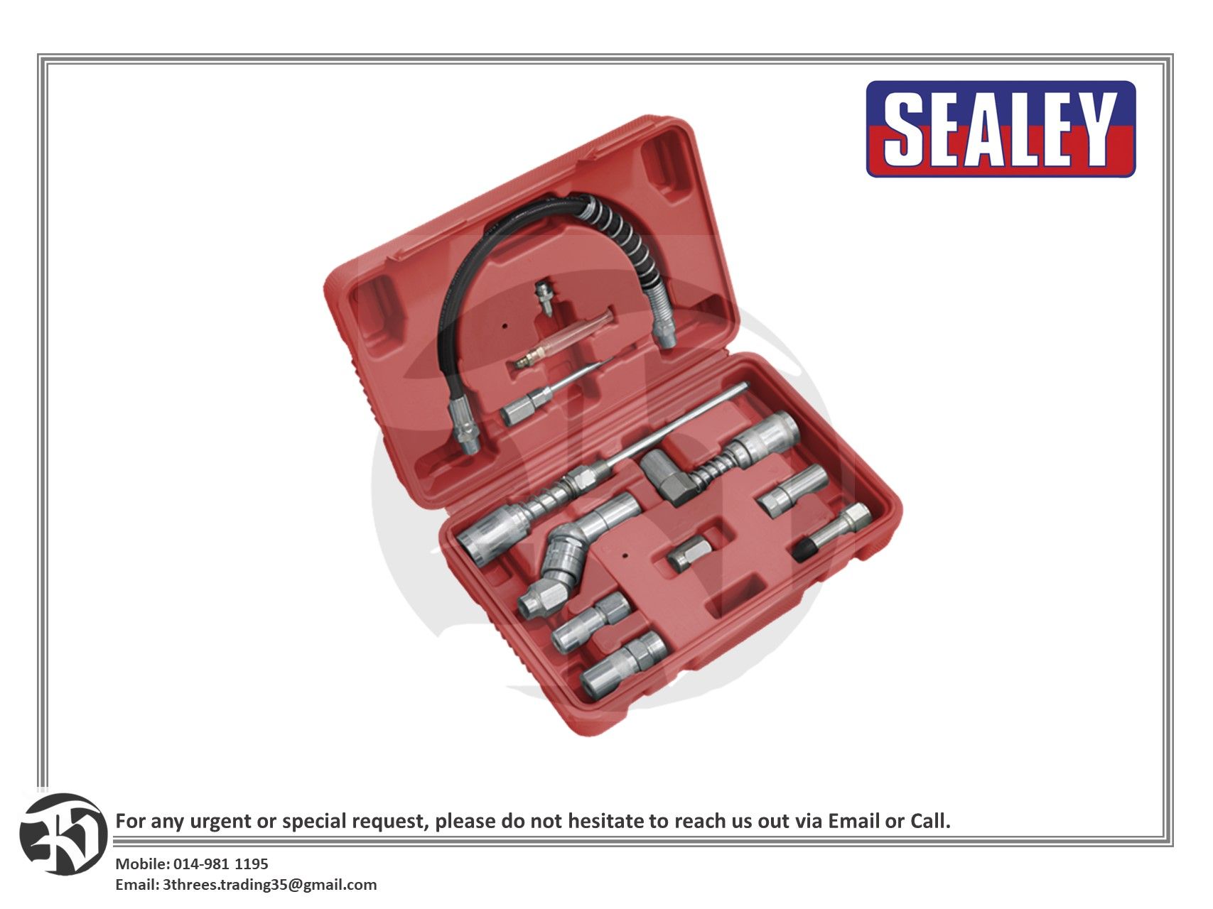 12pc Grease Gun Adaptor Kit AK4482