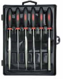 Temo 6Pc 5*180mm Diamond Needle File Set