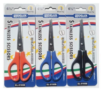 Delux DL-0165B Stainless Steel Scissors 6.5" (165mm)