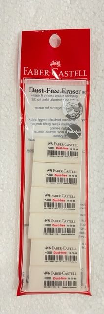 FABER CASTELL EASER DUST-FREE 7086-40 6X