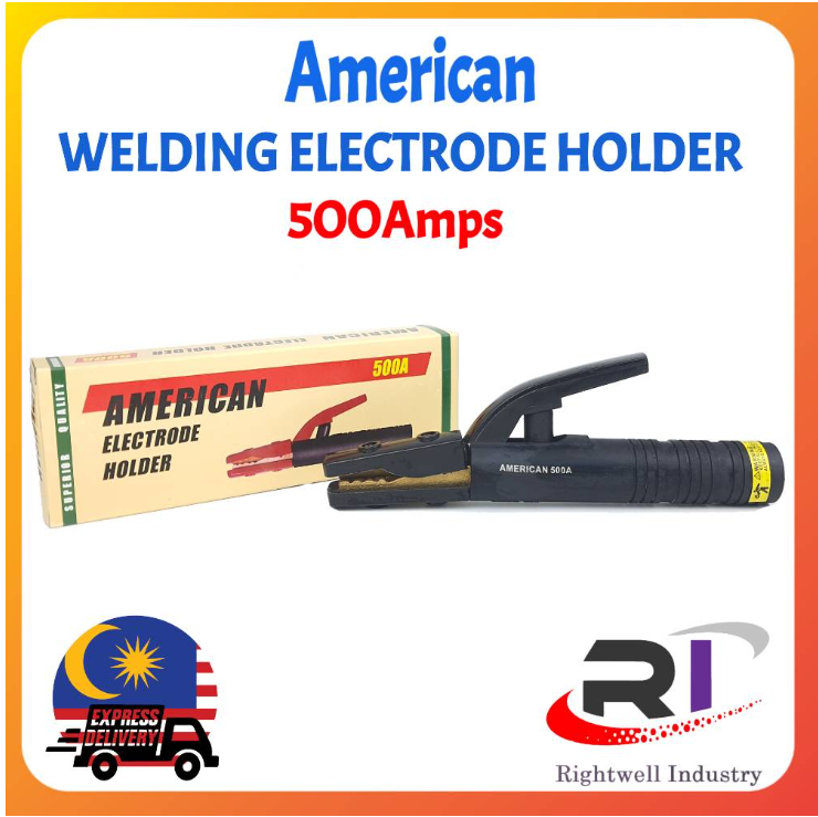 RIGHTWELL AMERICAN WELDING ELECTRODE HOLDER 500AMPS ARC/SMAW/MMA WELDING