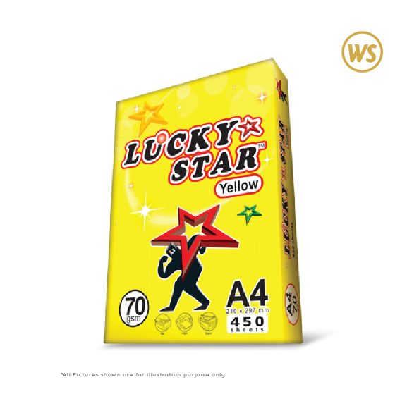 LUCKY STAR 70GSM PAPER A4 450