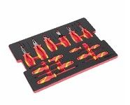 Insulated VDE 14-Piece Tool Set in Foam 1