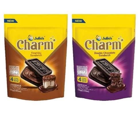 JULIE'S CHARM D/CHOC/TIRAMISU 172G/PKT