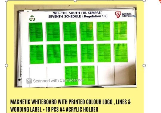 QS Whiteboard WH-TDC South