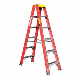 Genuine Malaysia - Everlas Fibreglass Double Sided Ladder YFGDS Series 8 Step, 10 Step, 12 Step Sirim Certified Ladder YFGDS08 YFGDS10 YFGDS12