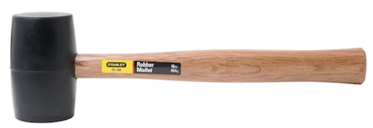 *STANLEY RUBBER MALLET 16OZ