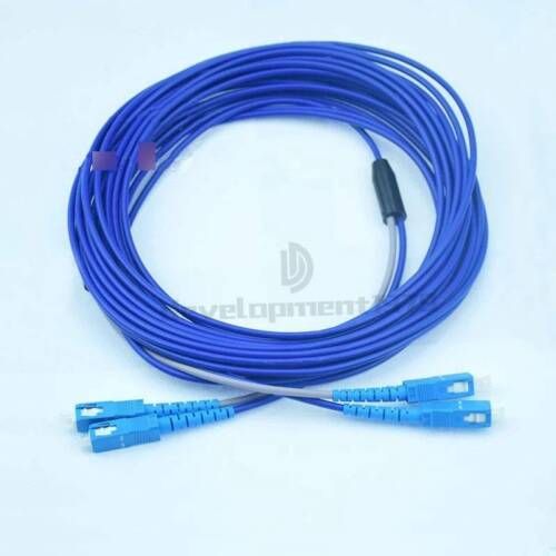 Fiber Patch Cord Duplex indoor armoured SM FC UPC -FC UPC FTTH 10 mtr