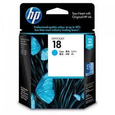 HP 18 Ink Cartridge Cyan C4937A