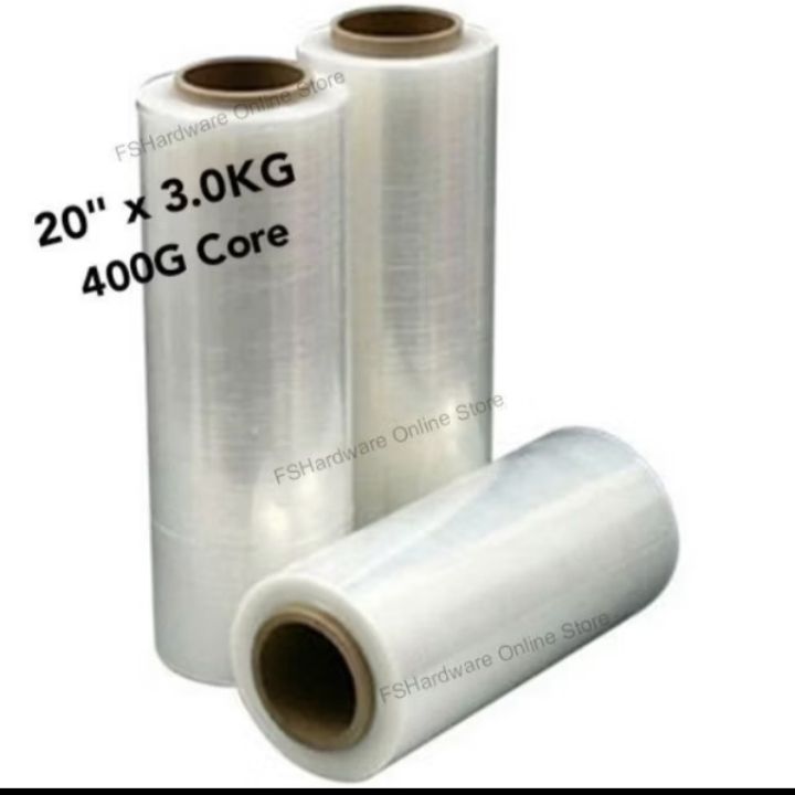 WRAPPING STRECTHING FILM SIZE: 500mm( 20") x 3KG- FREE DELIVERY CHARGE