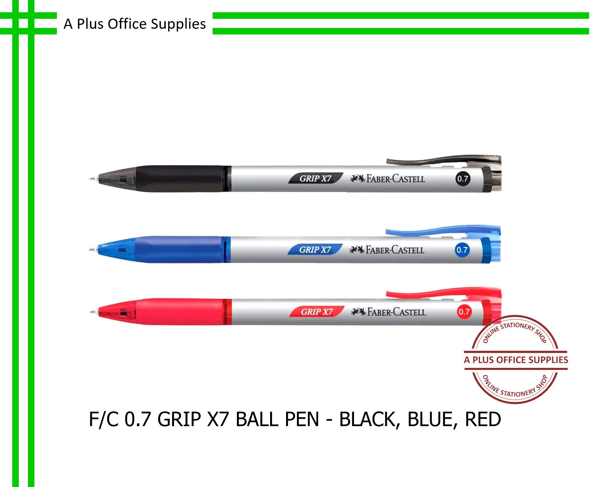 FABER-CASTELL 0.7 RX Gel Pen / Pen Dakwat Gel