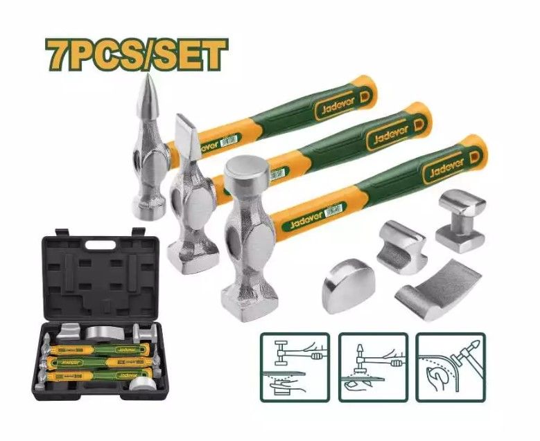 JADEVER 7 PCS BODY AND FENDER HAMMER SET JDHZ1D07