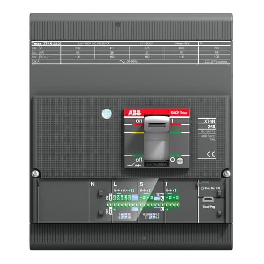 *ABB SACE Tmax XT MCCB XT4N 250 Ekip LS/I In=250A 4p F F - 1SDA068147R1
