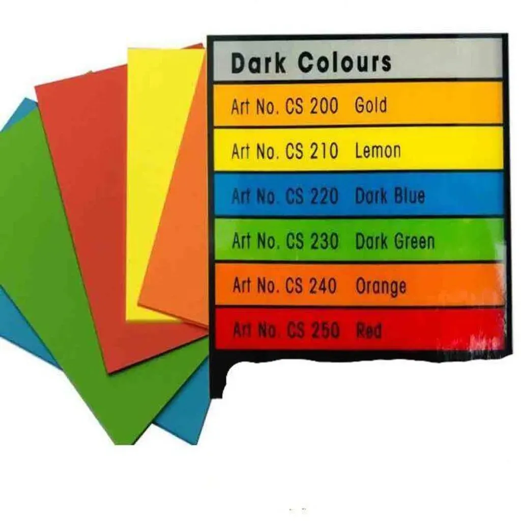 JIWA A4 80GSM DARK COLOUR PAPER