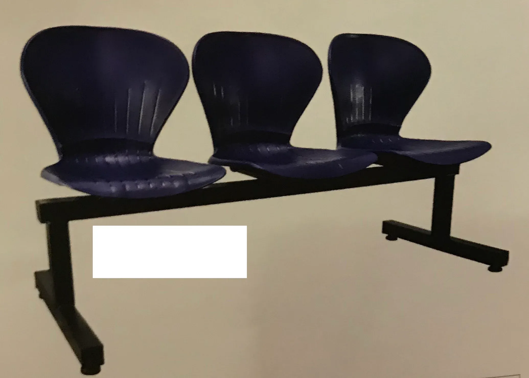 SHELL 3-SEATER LINK CHAIR