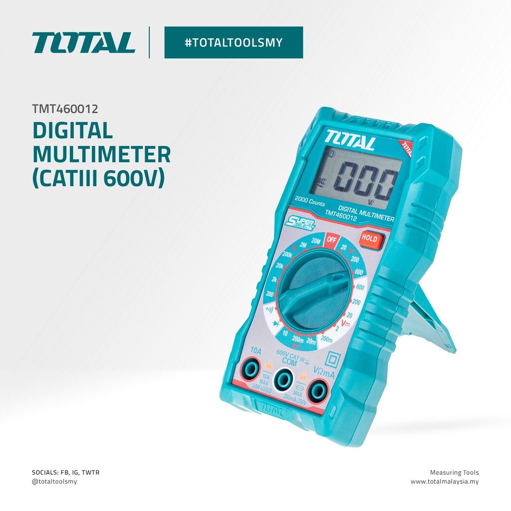 TOTAL DIGITAL MULTIMETER - TMT460012