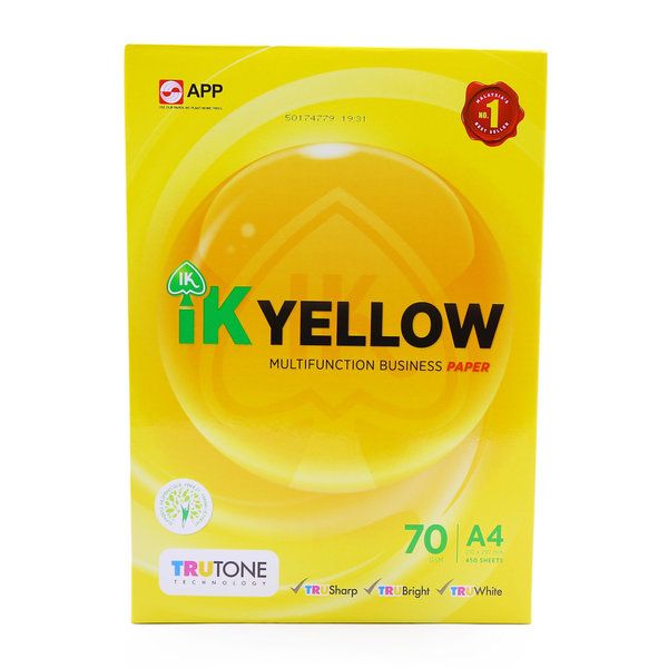 IK Yellow A4 Multifunction Paper 70gsm (500's)