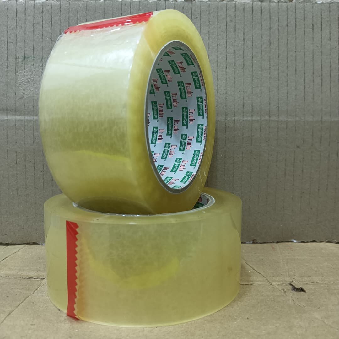 DR WHO 820 Opp Tape, Clear 50µm, 48mm x 100y(90m)