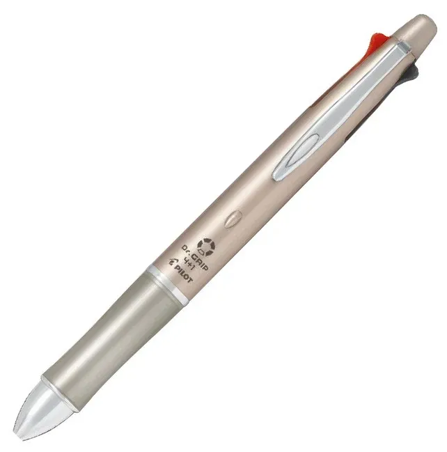 Pilot Dr Grip 4+1 0.7mm Champagne Barrel
