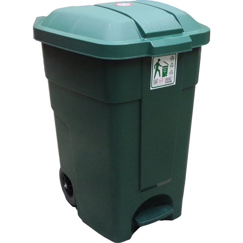 Toyogo Medium Step Dustbin Outdoor And Wheels Cleaning Bin 1008 (86L)