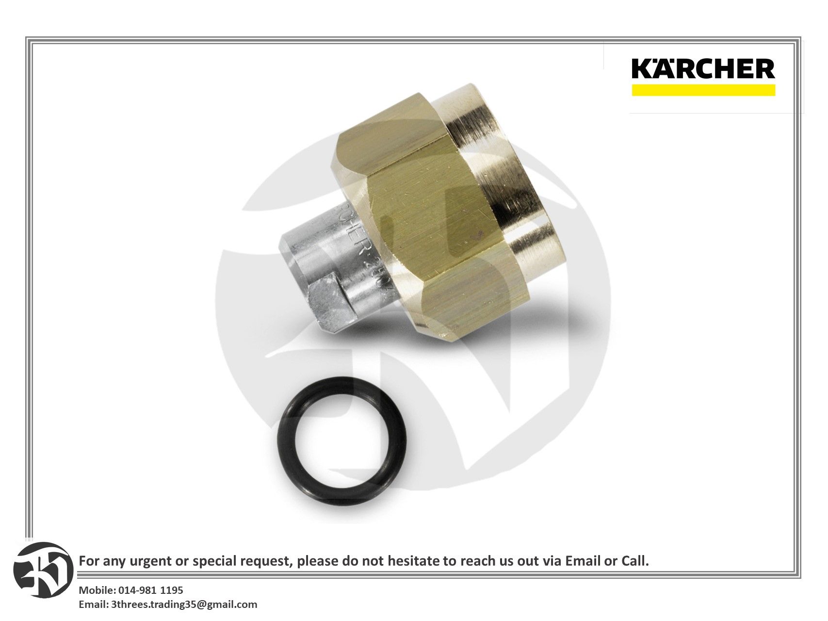 Karcher Nozzle Kit for Surface Cleaners, 450 l/h - 500 l/h (2.640-482.0)