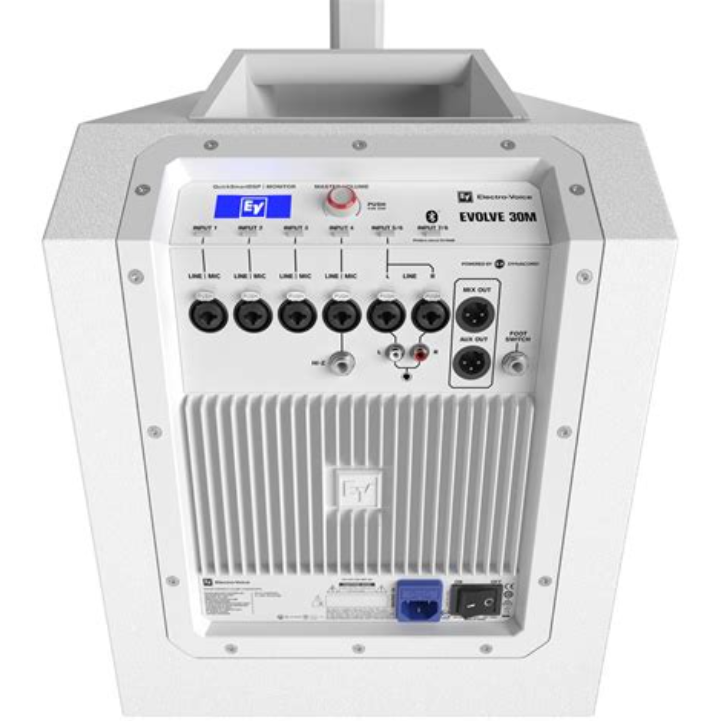 EV Electro-Voice Evolve 30M Powered Column Loudspeaker System - White