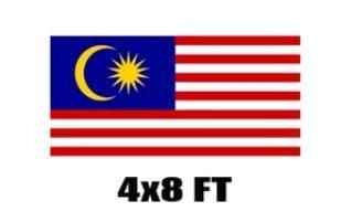 Bendera Malaysia 4' x 8' material polymesh