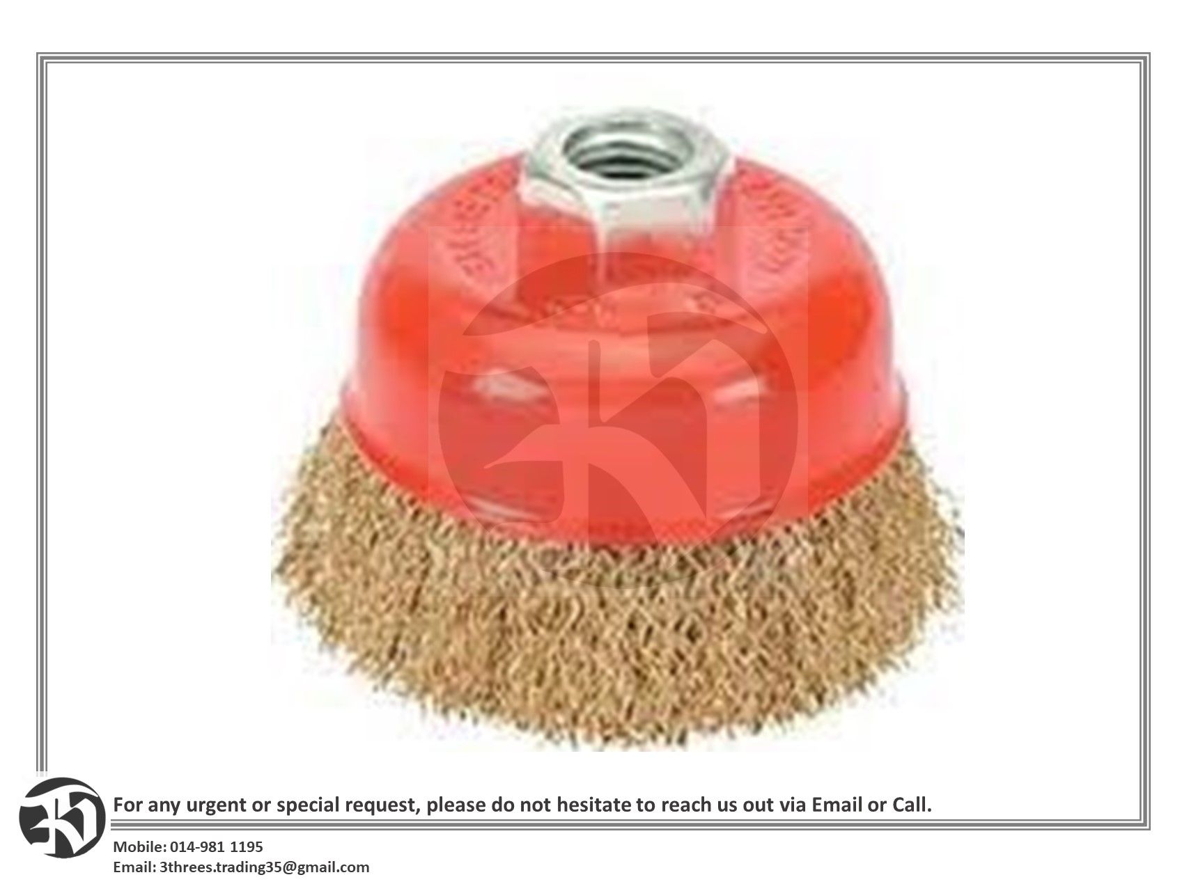 Wire Wheel Cup Brush For Angle Grinder (Steel WIre/Twist Knot-Stainless Steel Wire)-3 & 4 Inch