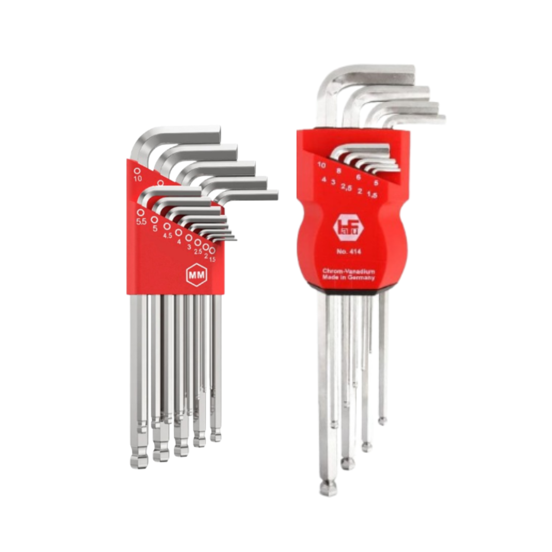 QP WSP-7p 1.5-6mm HaFu Ex-Long Hex Key Wrench with Ballpoint Set 451-376-02