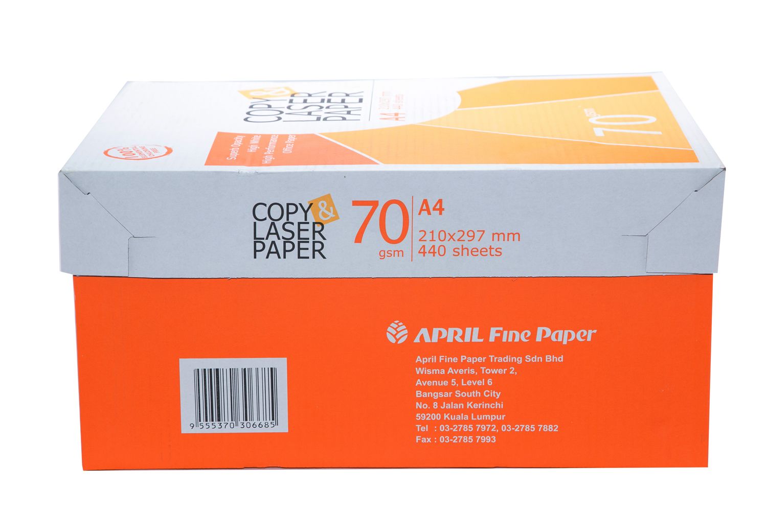 A4 COPY LASER 70GSM(440'S)
