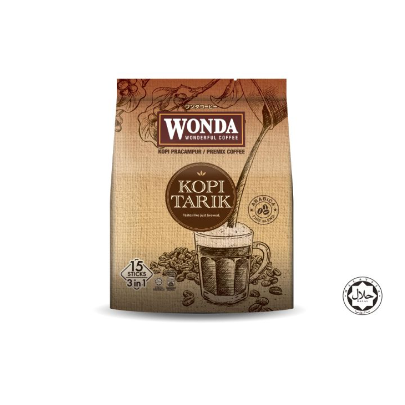 Wonda Coffee 3 in 1 Premix Coffee Kopi Tarik