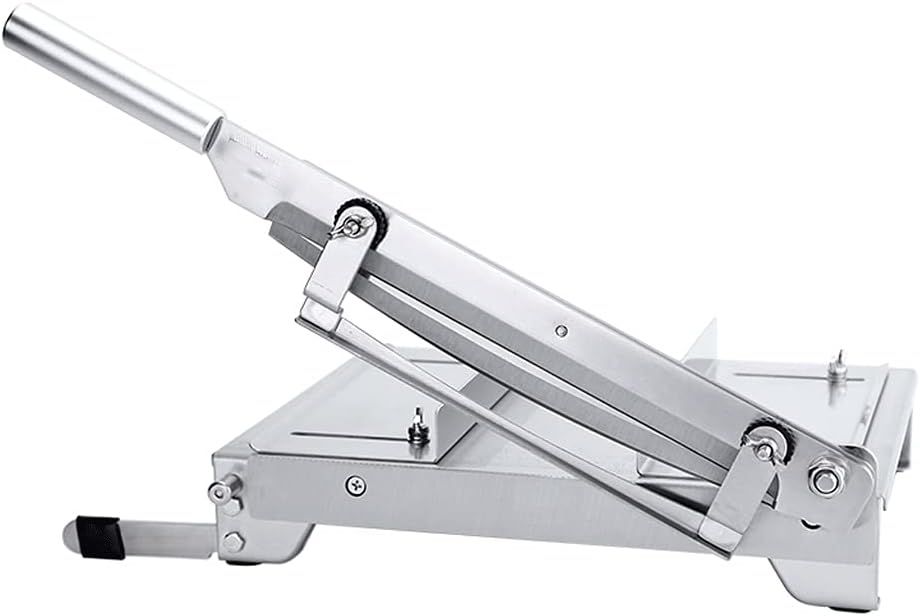 SKTG 13.5 Inch Meat Slicer Bone Cutting Machine Minced Lamb Bone Meat Cutter Machine Chicken, Duck, Fish, Stainless Steel Household Kitchenware