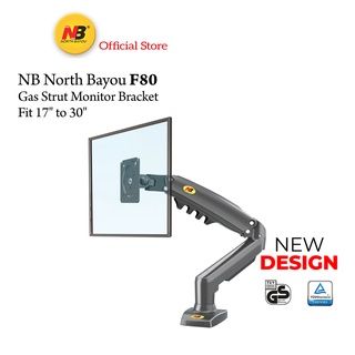 NB F80 North Bayou Gas Strut Desk Monitor Arm Monitor Mount Adjustable Stand Load (2-9kg /17"- 30")