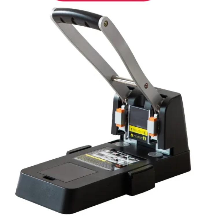 Deli 2-Hole Heavy Duty Punch (6mm x 100 Sheets x 80g) E0130