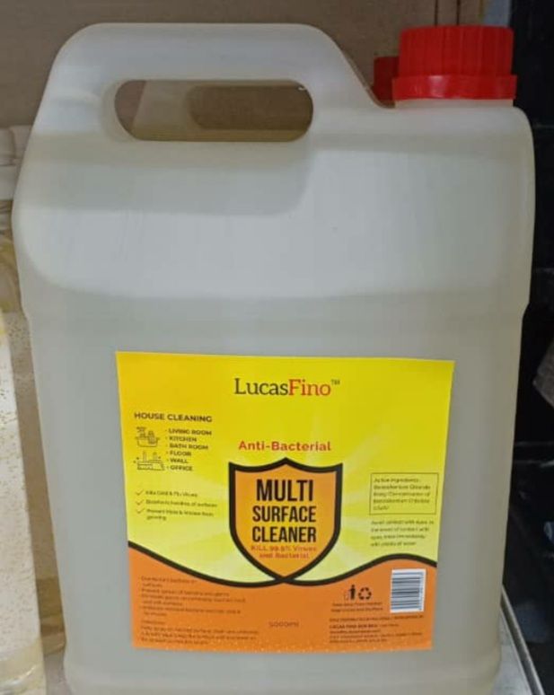 Sanitizer Multi Surface Sanitizer Cleaner 5liter