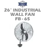 COMFORT 26 INCH INDUSTRIAL WALL FAN FB-65