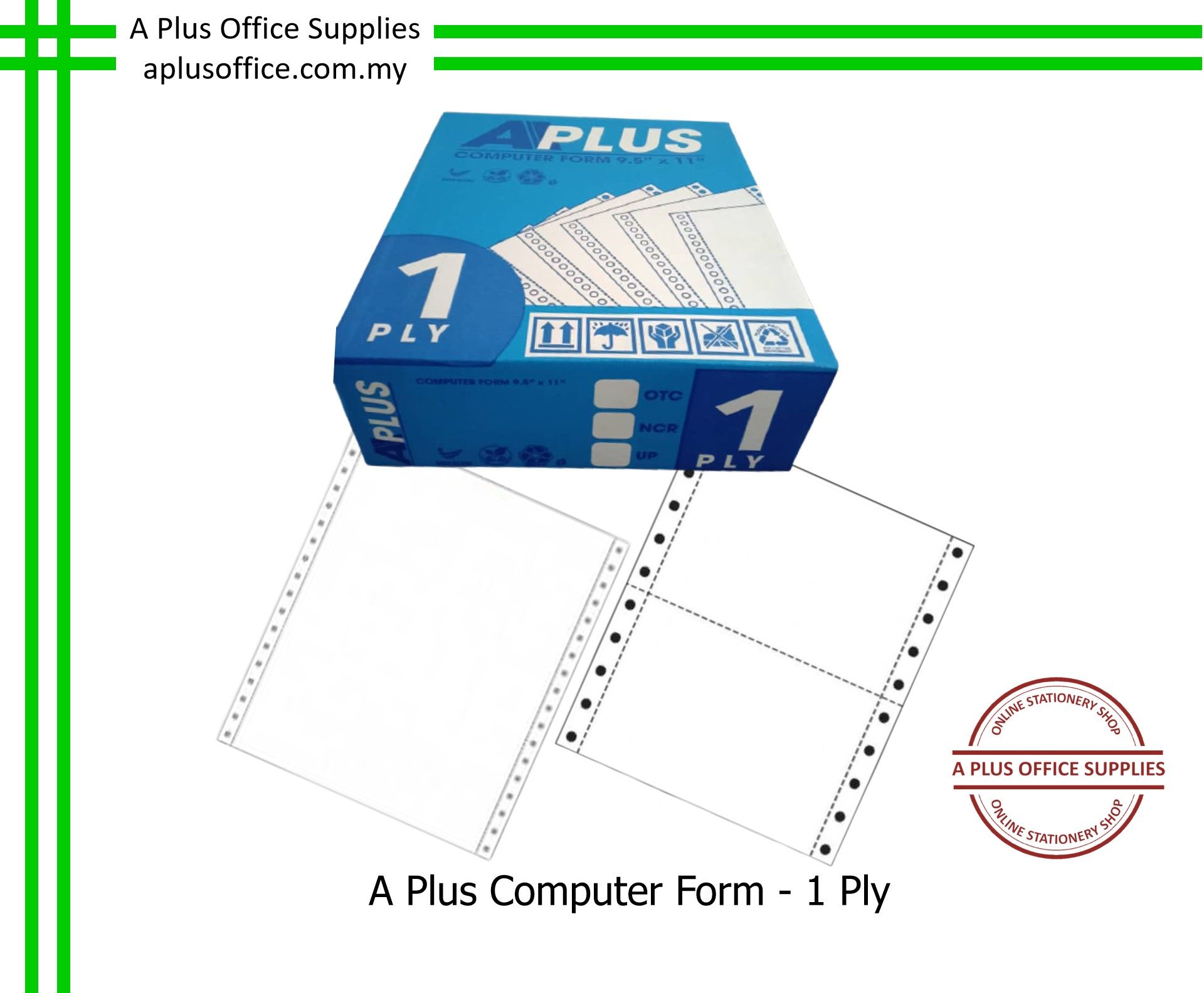 A PLUS Computer Form - 1 Ply
