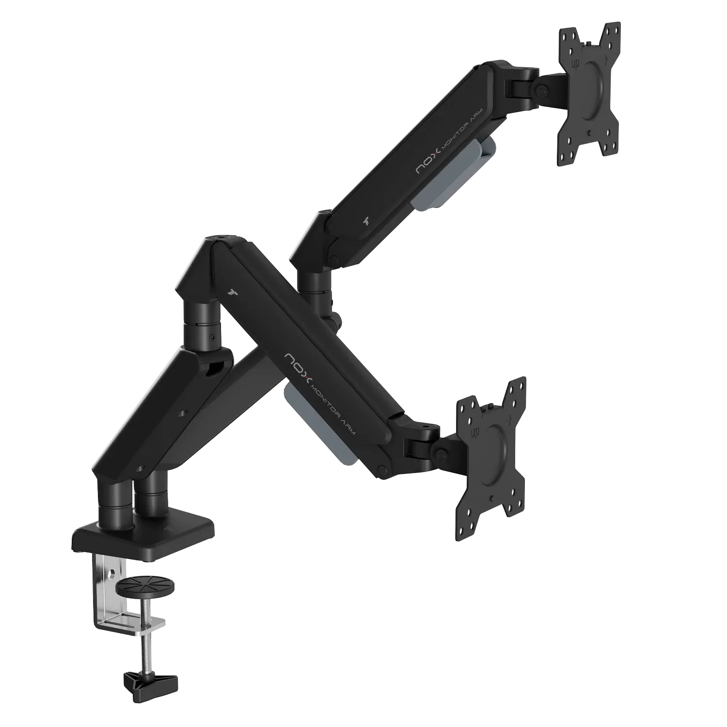 TTRacing Nox Dual Monitor Arm - Coal