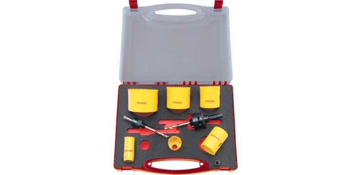 PROFESSIONAL HOLESAW KIT INPLASTIC CASE