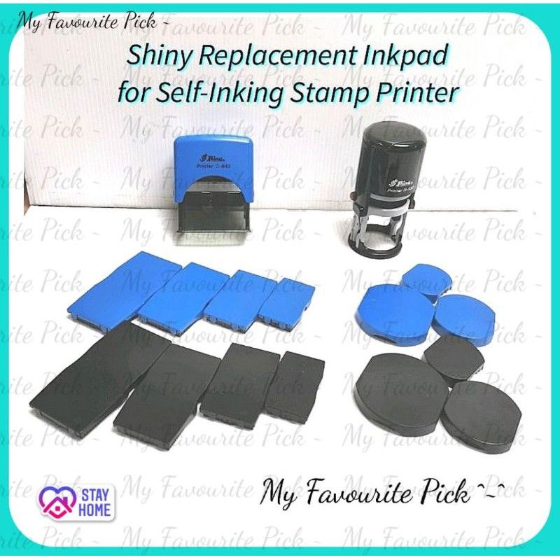 REFILL PAD,SHINY S-834 TO S-837 - ALL COLOUR /Shiny /Pad /Refill Pad /Refill Ink /S-834 TO S-837 /Ink Pad Refill #Black #Blue #Red